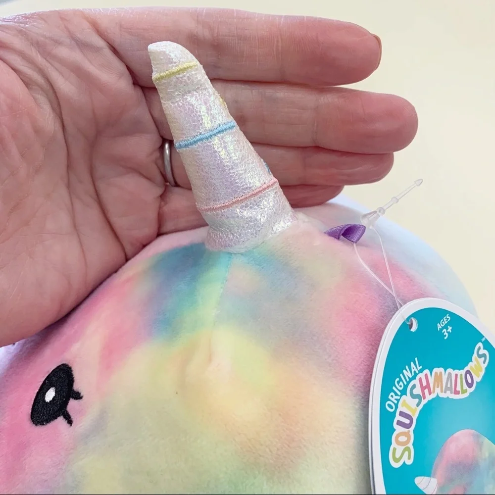 Squishmallows Natalie Narwhal KellyToy Plush 8” Stuffed Animal Toy‎ Collectible